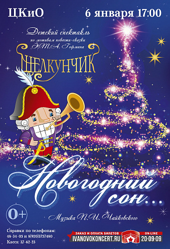 Детский спектакль «Новогодний сон» по мотивам повести-сказки «Щелкунчик»
